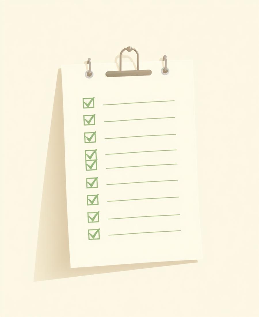 Female Signals Checklist mockup